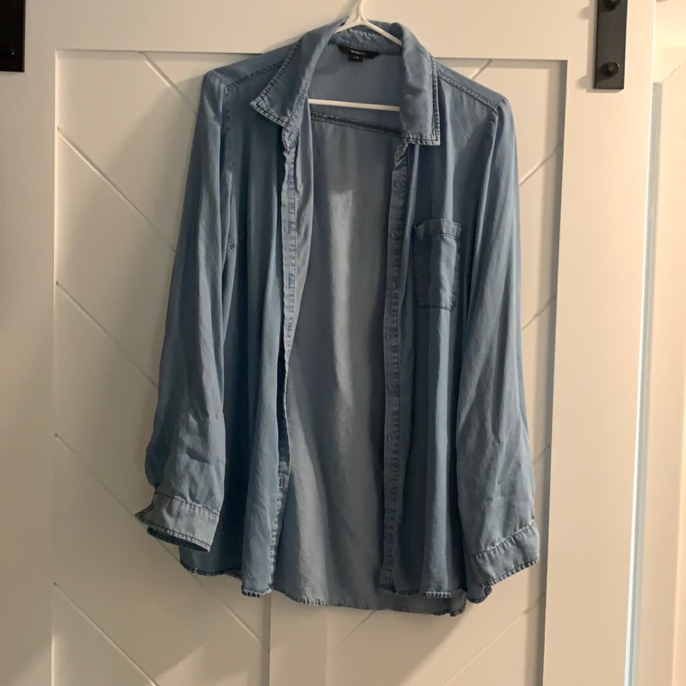 Button up T-shirt